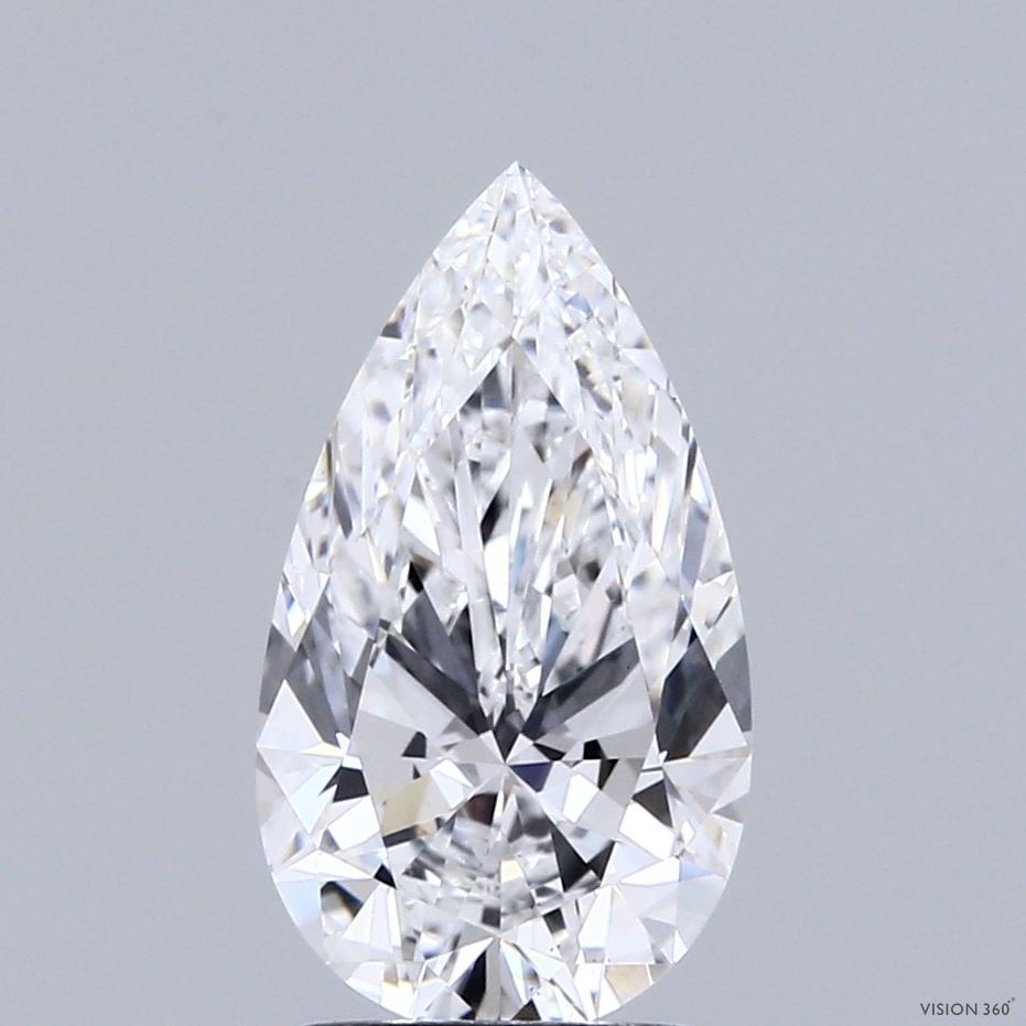 FD161 G33 培育鑽石(裸石) - 水滴形切工Pear Shape 2.08ct COLOR D VS1 (12.02 - 6.81 - 4.27)