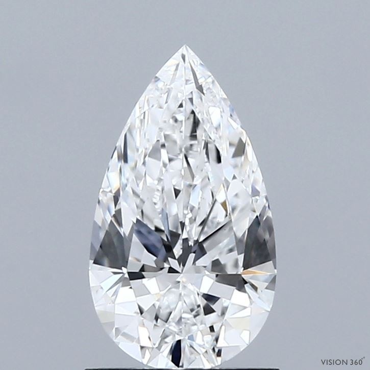 FD130 G2 培育鑽石(裸石) - 水滴形切工Pear Shape 1.2ct COLOR D VVS2 (10.00 - 5.72 - 3.56)