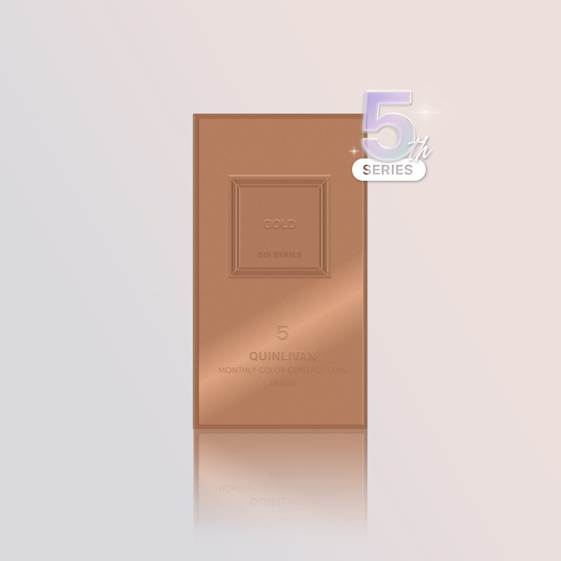 QUINLIVAN Maison系列【黃金棕】日拋 2入