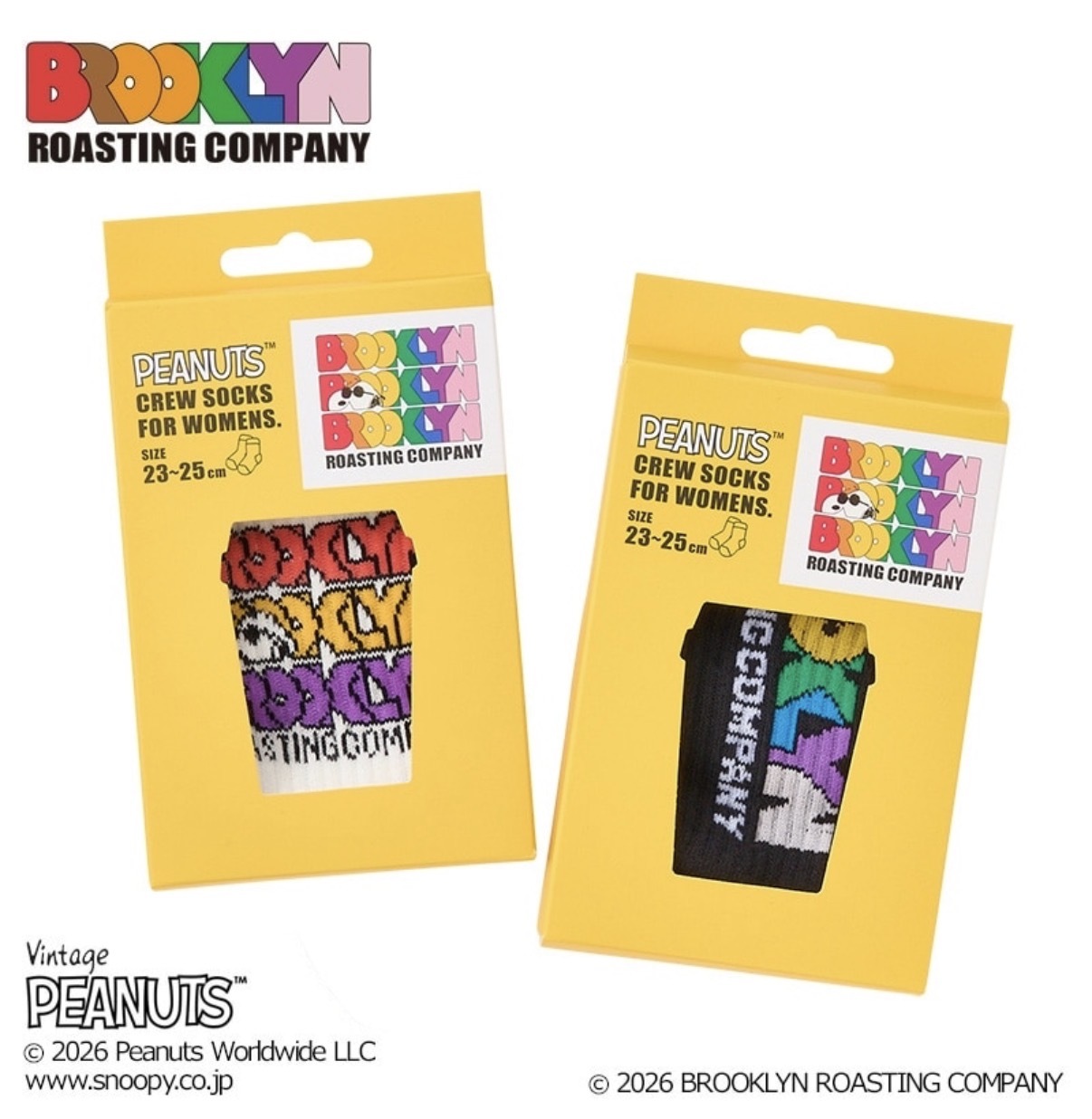 【日本限定】JP Snoopy x ROOKLYN 中筒襪 23-25 2672 2689 TK260929