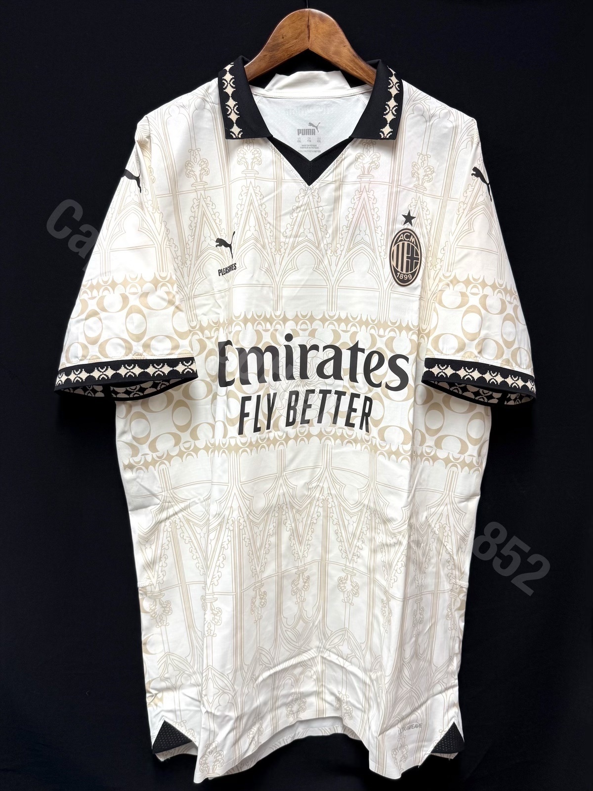 (Boxset) AC Milan 2023-2024 Puma x Pleasures White Authentic Player Shirt
