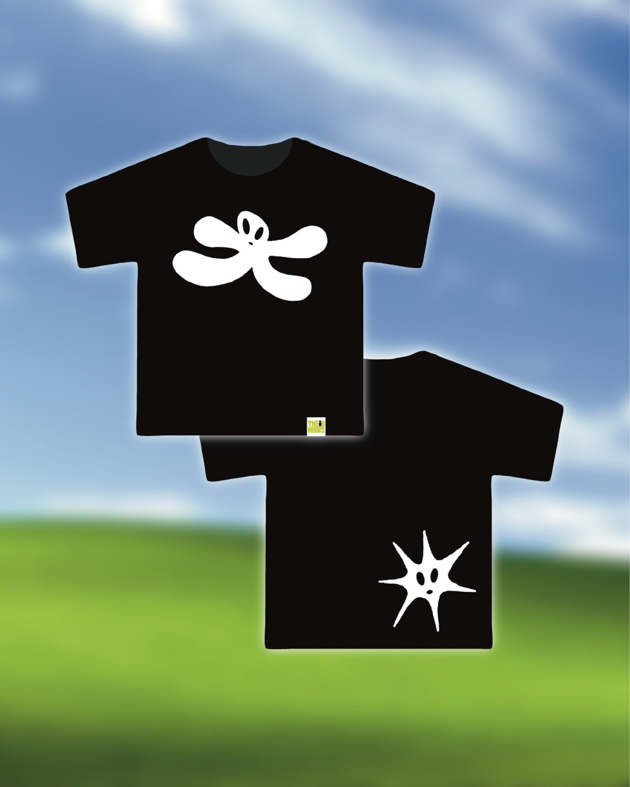 Theighbors - alien tee / Black