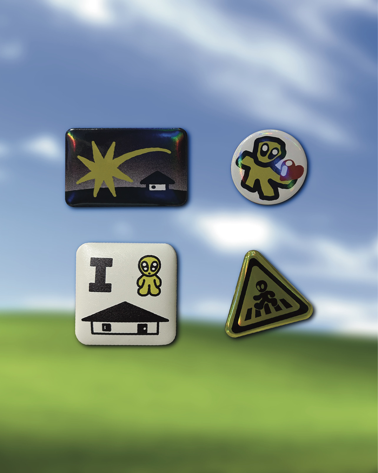 Theighbors - BADGE SET