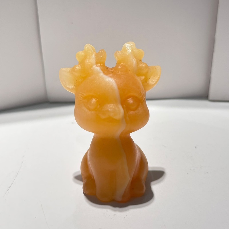 HKAG1001-014 黃方解小鹿6.5cm (A14)