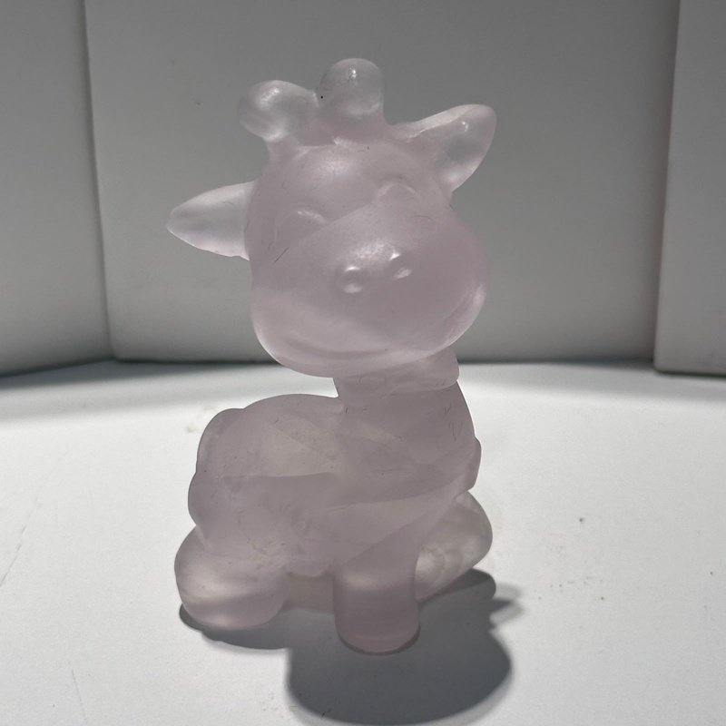 HKAG1001-012 螢石長頸鹿8cm (A12)