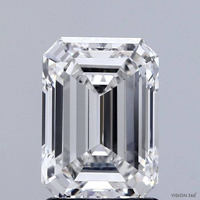 FD086 D24 培育鑽石(裸石) - 祖母綠切工Emerald Shape 2.05ct COLOR F VS1 (8.53 - 6.04 - 4.08)