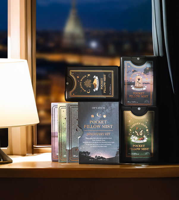 WK17 韓國OPTATUM POCKET PILLOW MIST DISCOVERY SET 睡眠枕頭噴霧探索套裝 (20MLX3)
