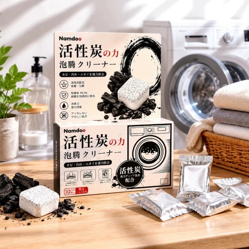 Namdoo 活性炭洗衣機槽泡騰片10錠 九月團