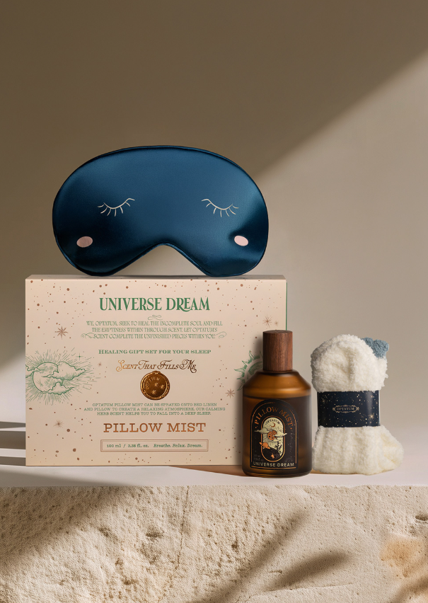 WK19 韓國OPTATUM PILLOW MIST 睡眠枕頭噴霧&眼罩禮物套裝 100ML-UNIVERSE DREAM