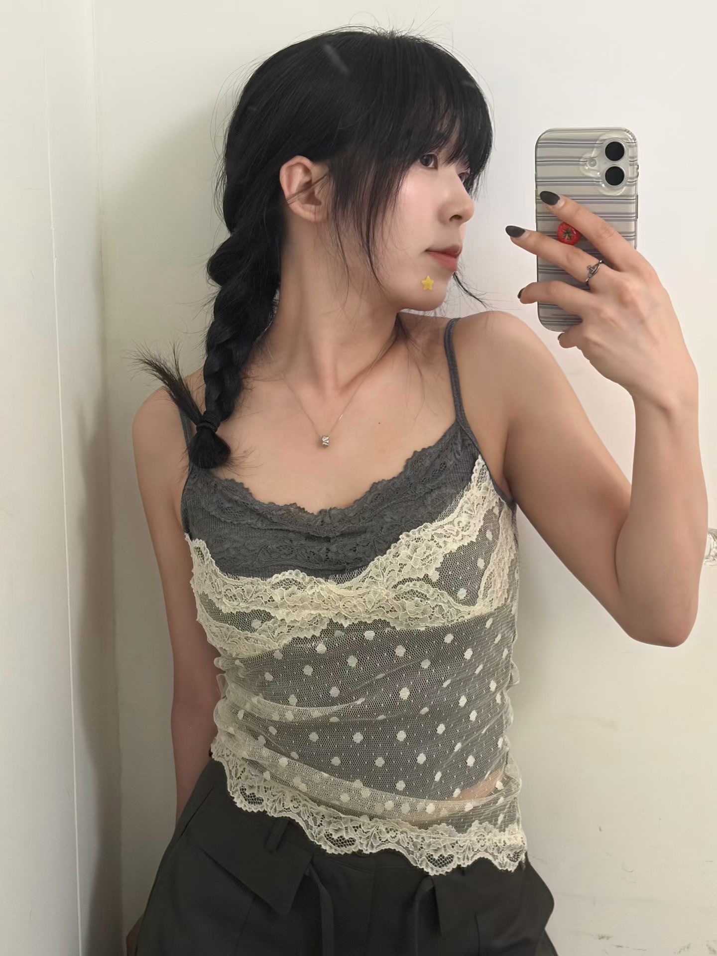 點點蕾絲BRA內搭背心