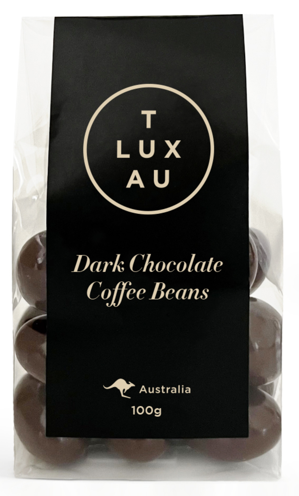 1001AU48-AUS-TL-黑朱古力咖啡豆 100g [買兩件$238,平均$119／件] (C48)