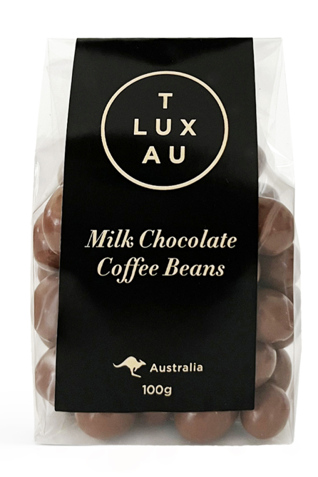 1001AU54-AUS-TL-牛奶朱古力咖啡豆 100g [買兩件$238,平均$119／件] (C54)