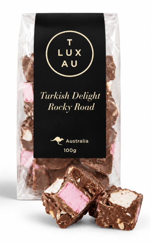 1001AU61-AUS-TL-土耳其軟糖 Rocky Road 朱古力 100g [買兩件$238,平均$119／件] (C61)