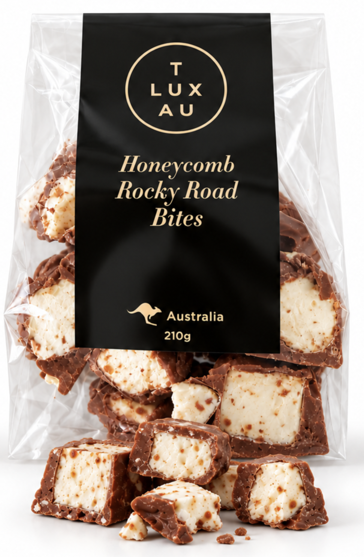 1001AU81-AUS-TL-蜂巢 Rocky Road 朱古力粒 210g [買兩件$318,平均$159／件] (C81)