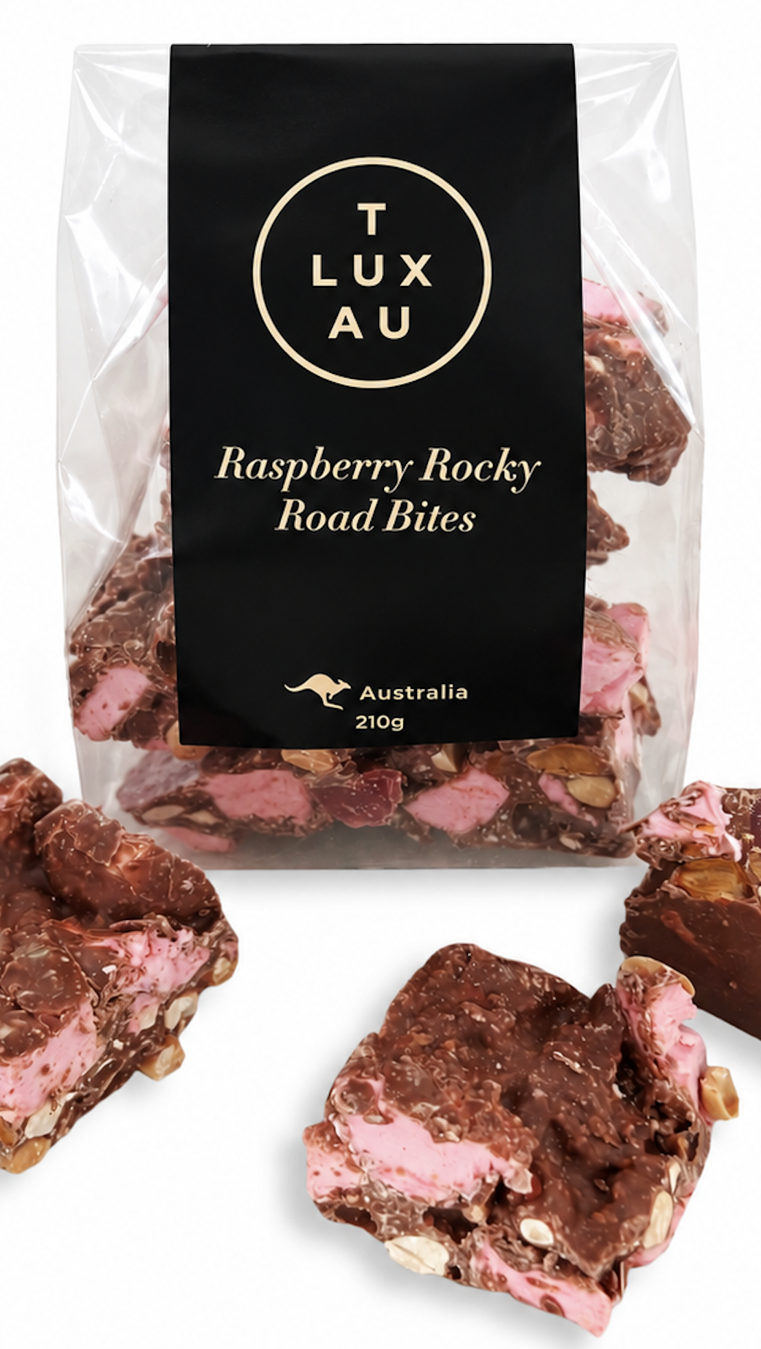 1001AU82-AUS-TL-紅桑子 Rocky Road 朱古力粒 210g [買兩件$318,平均$159／件] (C82)