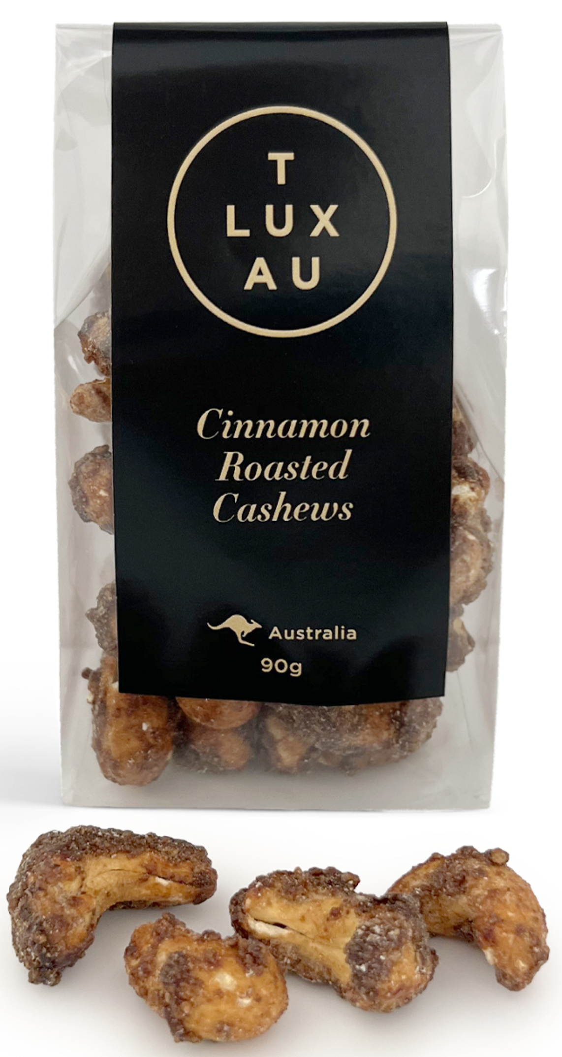 1001AU95-AUS-TL-肉桂烘焙腰果 90g [買兩件$228,平均$114／件] (C95)