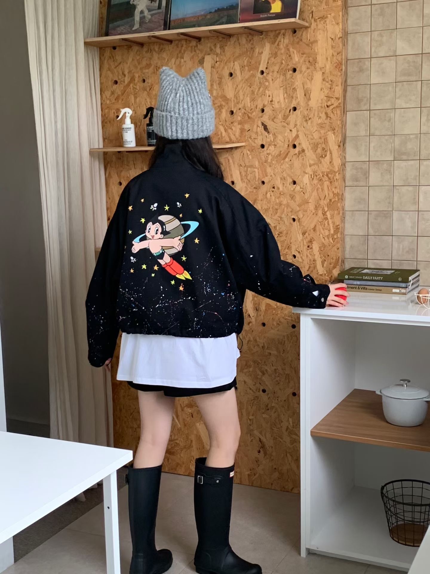 噴漆原子小金剛夾克