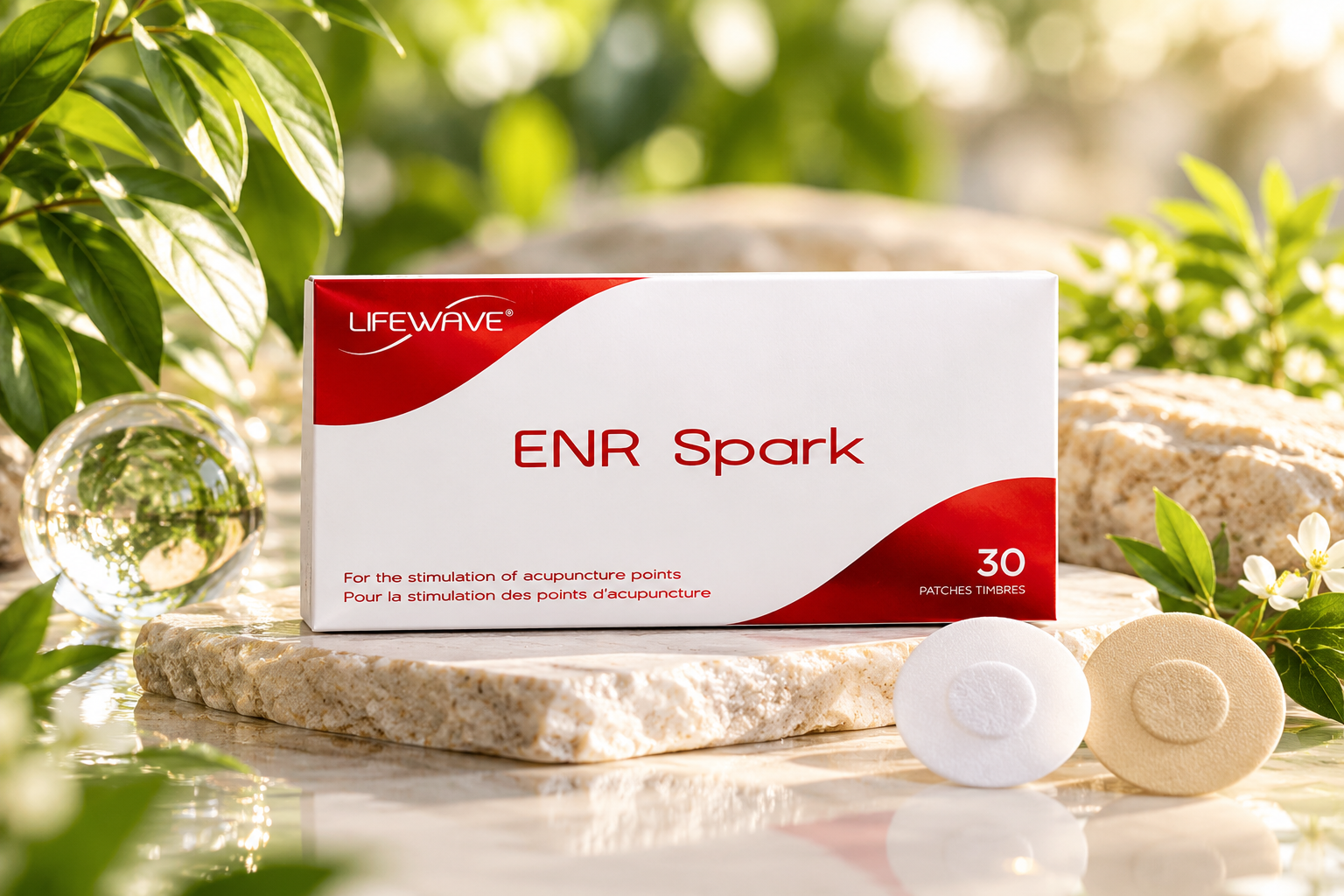 LIFE WAVE ENR Spark Patches 萊威能量貼片 energy enhancer 30 piecespack【正品】能量流動 穴位刺激  日常活力與運動支援
