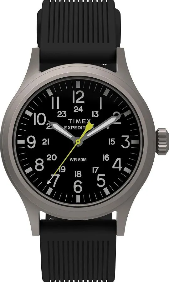 萬年鐘錶 - TIMEX 天美時 Expedition Scout  休閒探險家橡膠錶帶男錶 TW2Y63300 錶徑40MM
