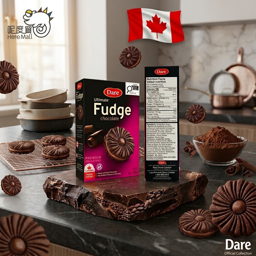 [加拿大直送] Dare Ultimate Fudge 朱古力軟糖夾心餅 (250g)｜濃郁朱古力夾心 x 雙重享受 (逢星期日截單,7至10個工作天送貨)