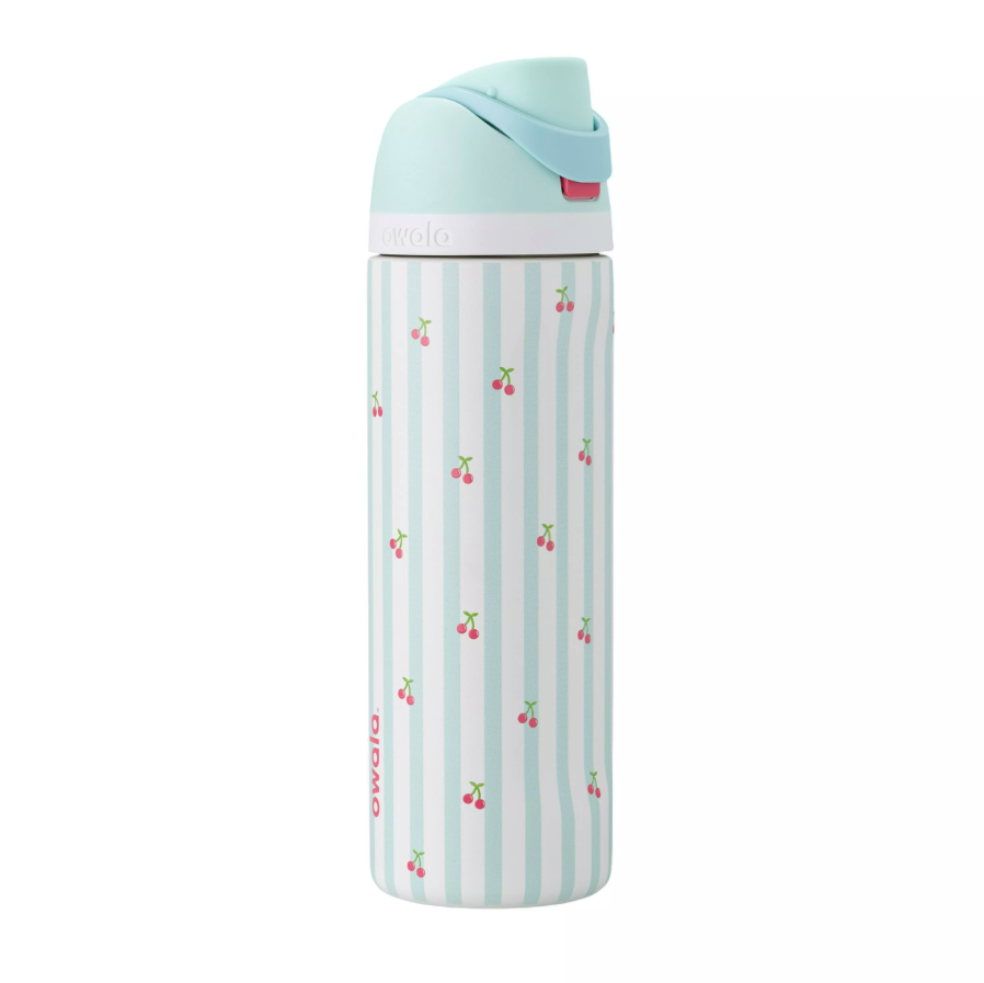 Owala x SCHEELS  (24oz 710ml) 櫻桃造型 不鏽鋼 FreeSip 水壺 (內有吸管)