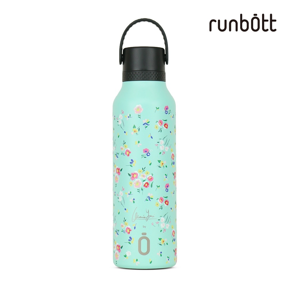 【runbott】Mii 輕量陶瓷保溫瓶600ml_草本花園