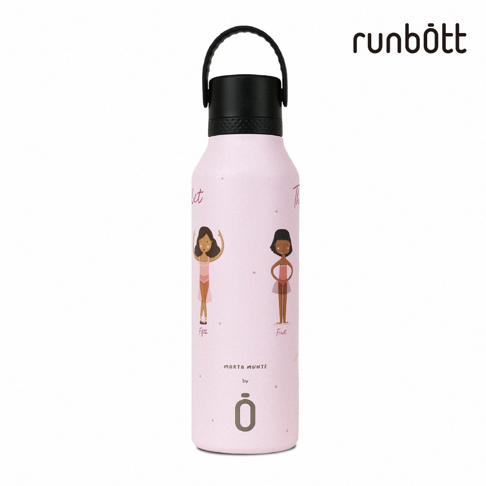 【runbott】Mii 輕量陶瓷保溫瓶600ml_芭蕾女孩