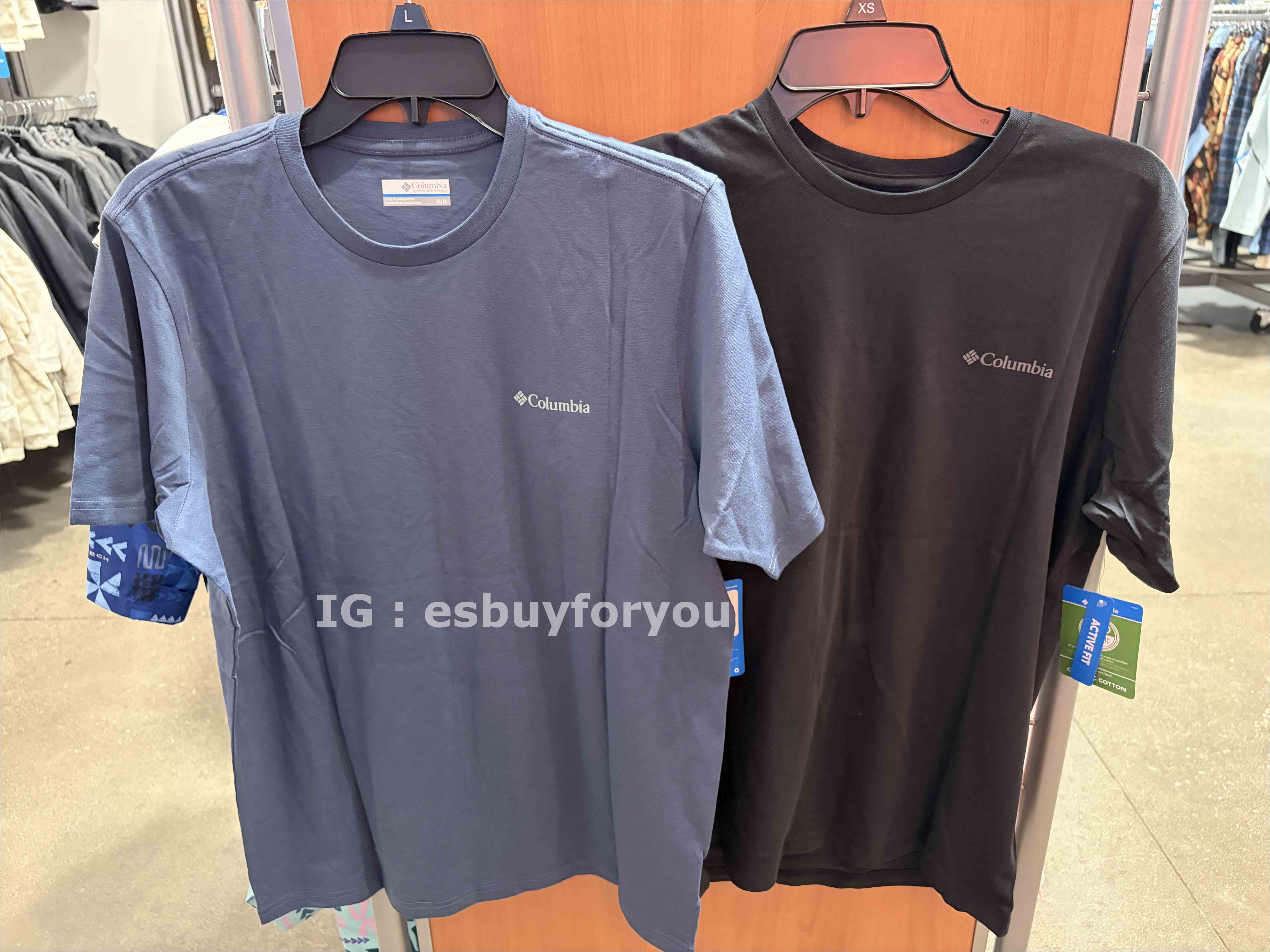 Columbia  男大人 有機棉 森林造型圖案  短TEE (2色)