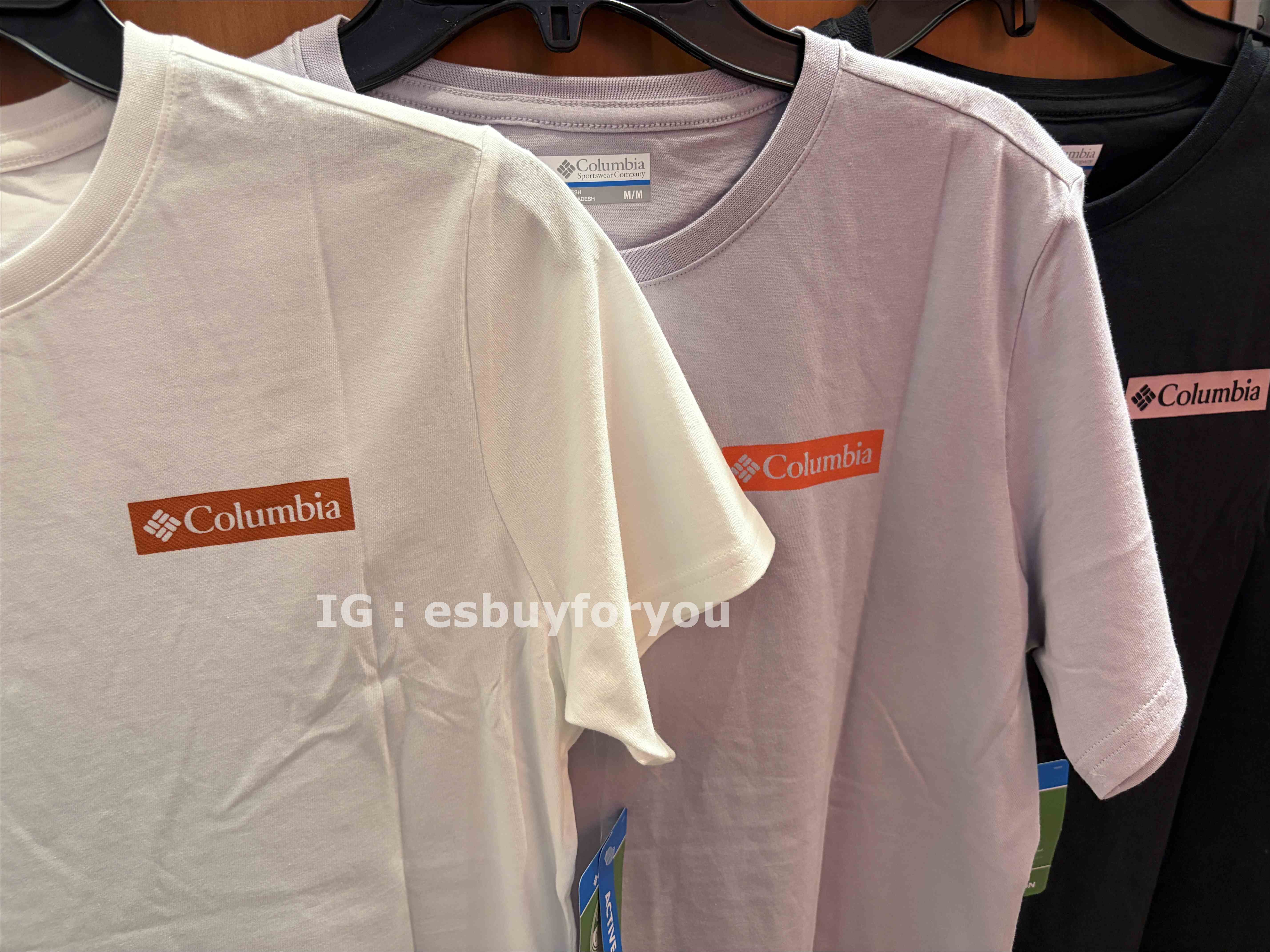 Columbia  女大人 造型山脈 正反圖案 短TEE (3色)