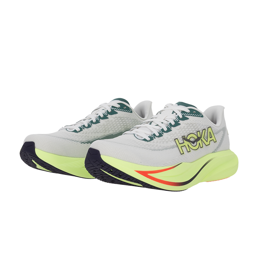 Hoka One One Mach 7 Wide 男鞋 白黃色 緩震 回彈 運動 休閒 慢跑鞋 1171905FYZ
