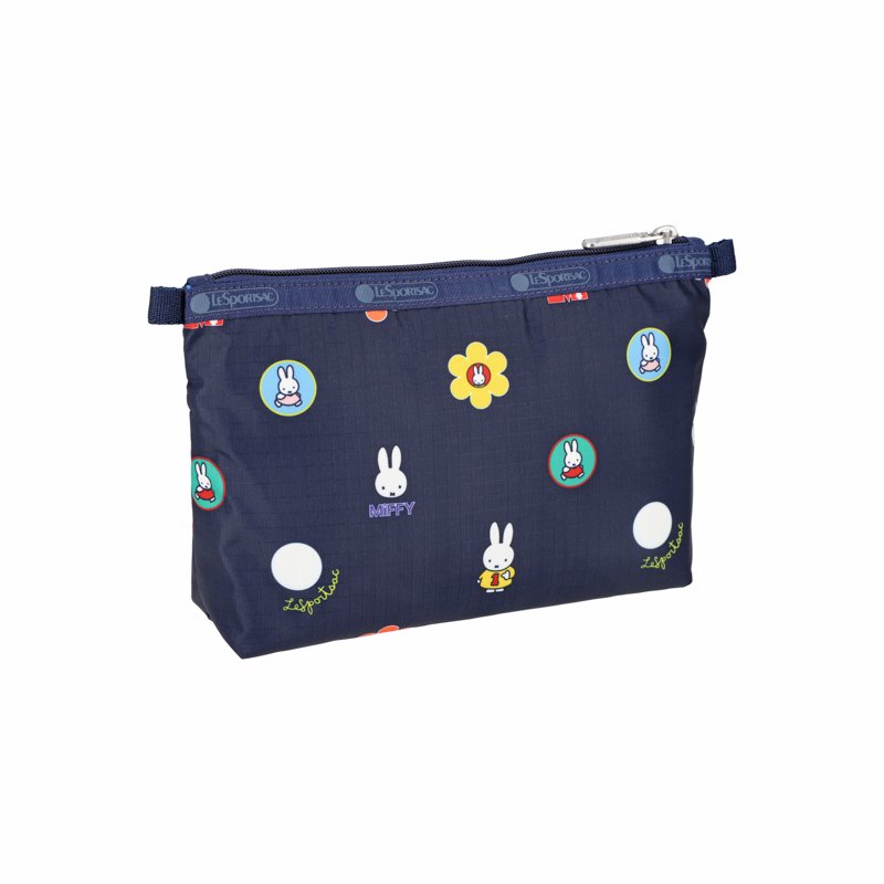 雙層化妝袋 (MIFFY NAVY POLKA DOT ACC)
