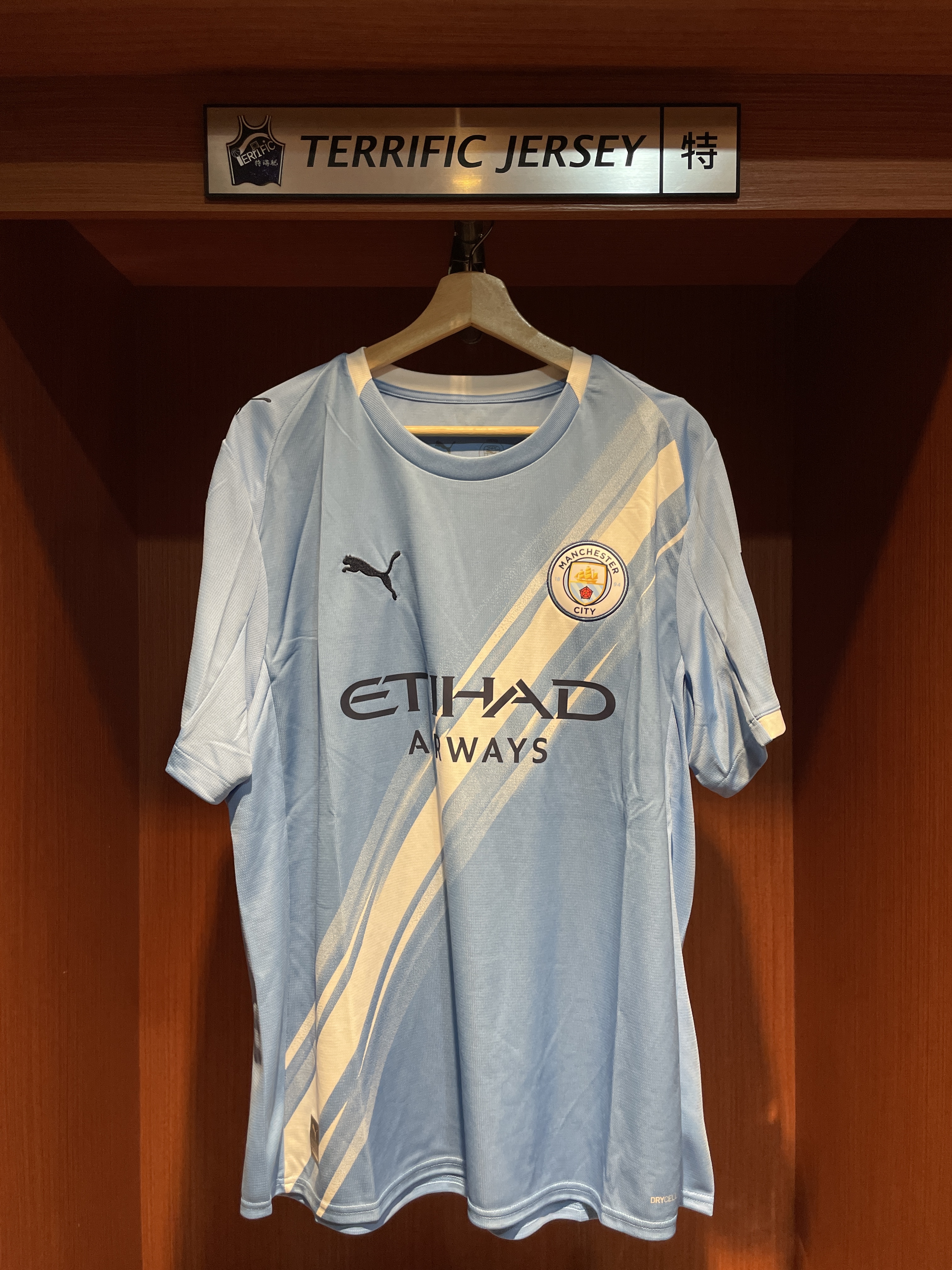 Premier League足球 曼徹斯特城 曼城水藍 25-26 英超 Home Puma Replica Jersey 球迷版 空白球衣 全新