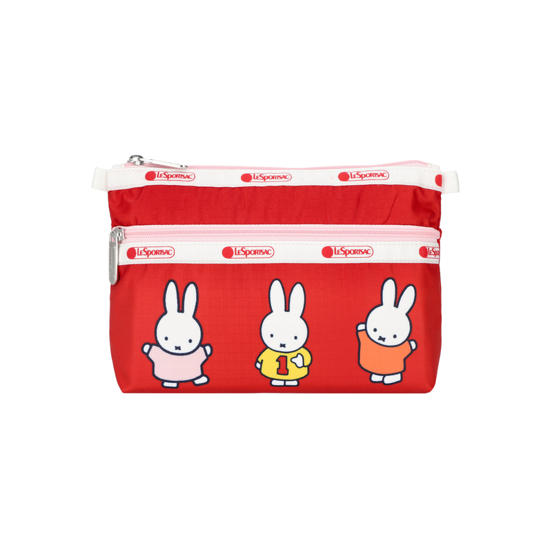 雙層化妝袋 (MIFFY AND FRIENDS RED)