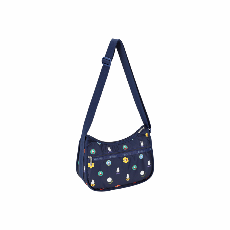 CLASSIC HOBO 經典斜揹袋 (MIFFY NAVY POLKA DOT)