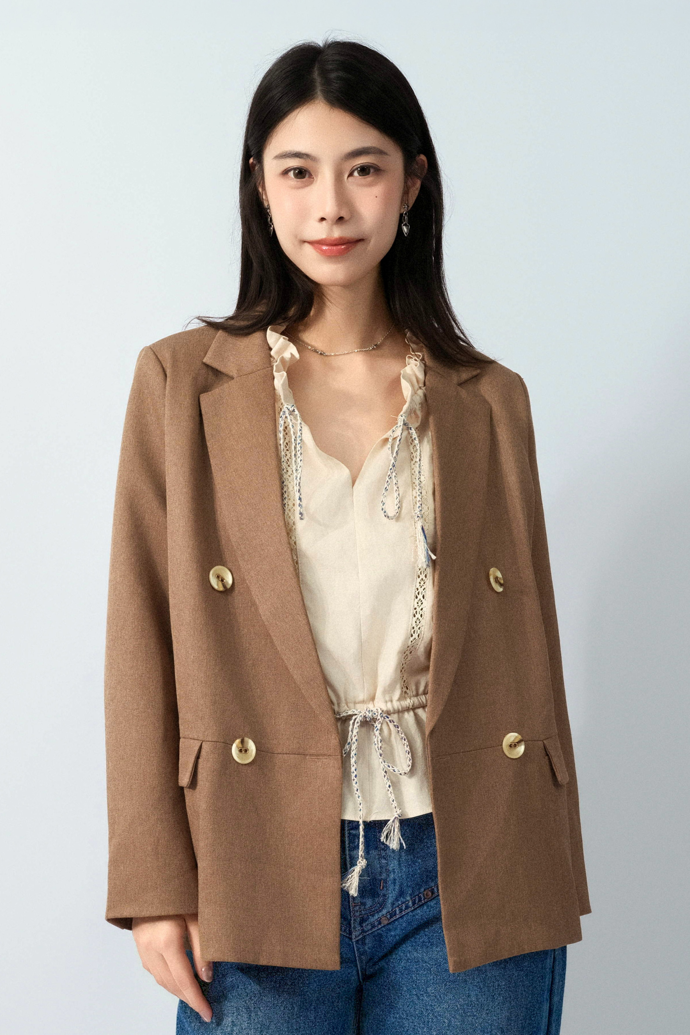 經典百搭孖襟西裝褸（預購產品）