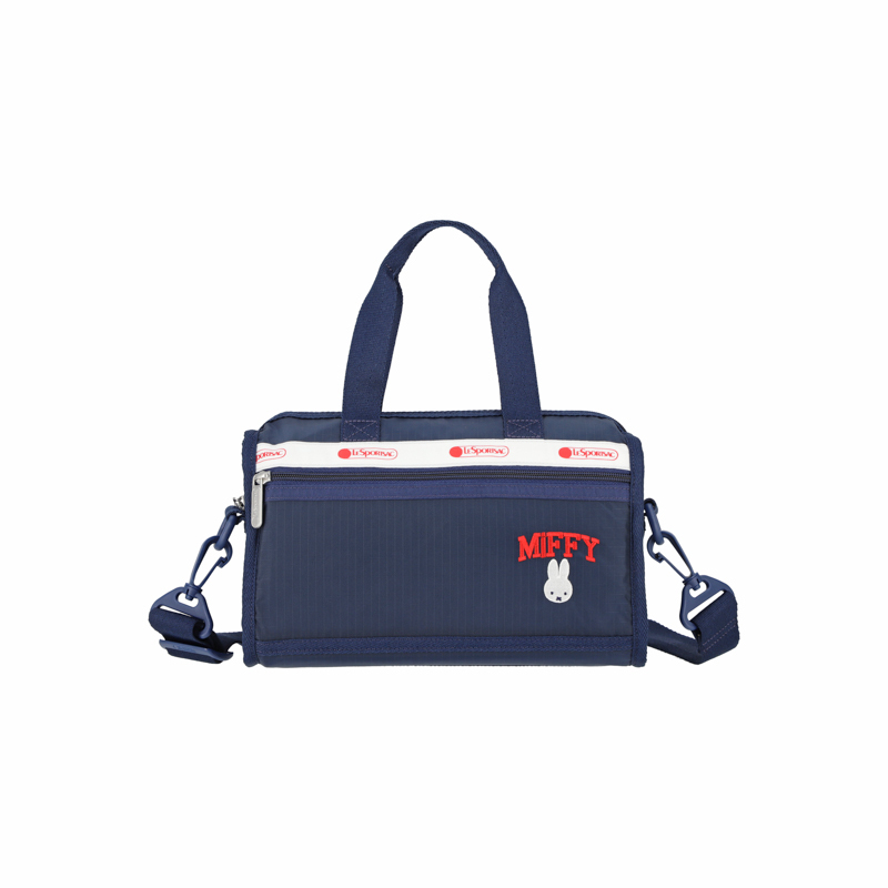 迷你波士頓斜背包 (MIFFY LOGO PATCHWORK)