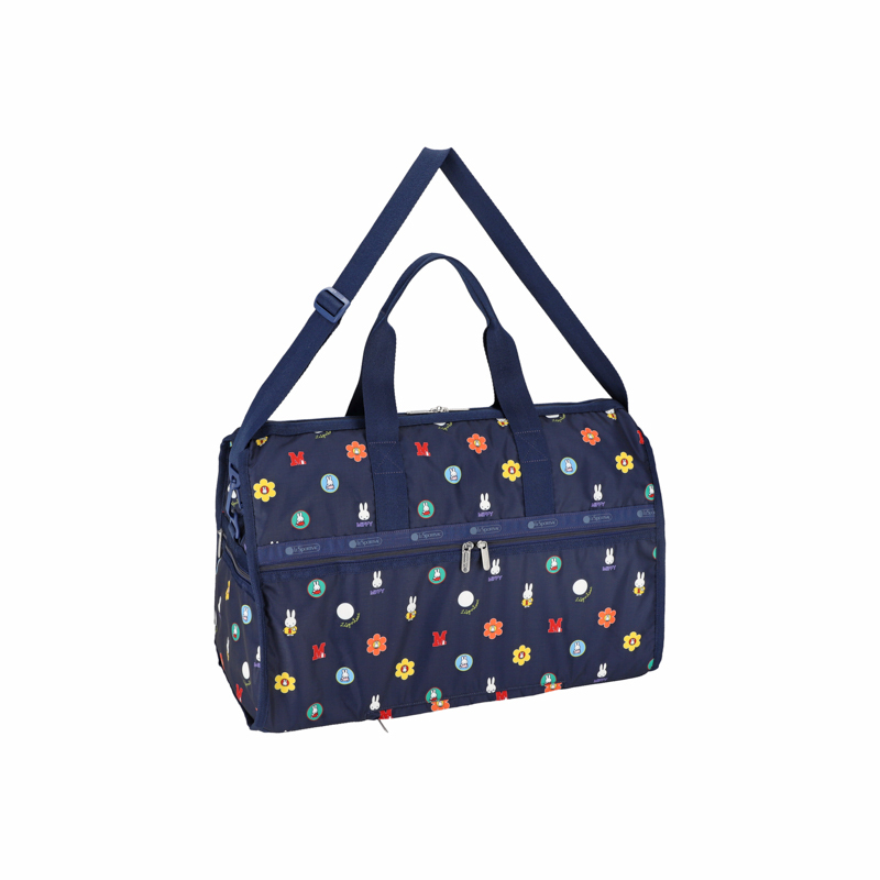 DELUXE 大型旅行袋 (MIFFY NAVY POLKA DOT)