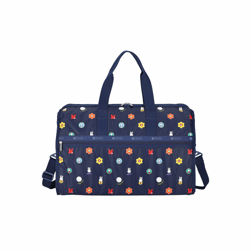 DELUXE 大型旅行袋 (MIFFY NAVY POLKA DOT)