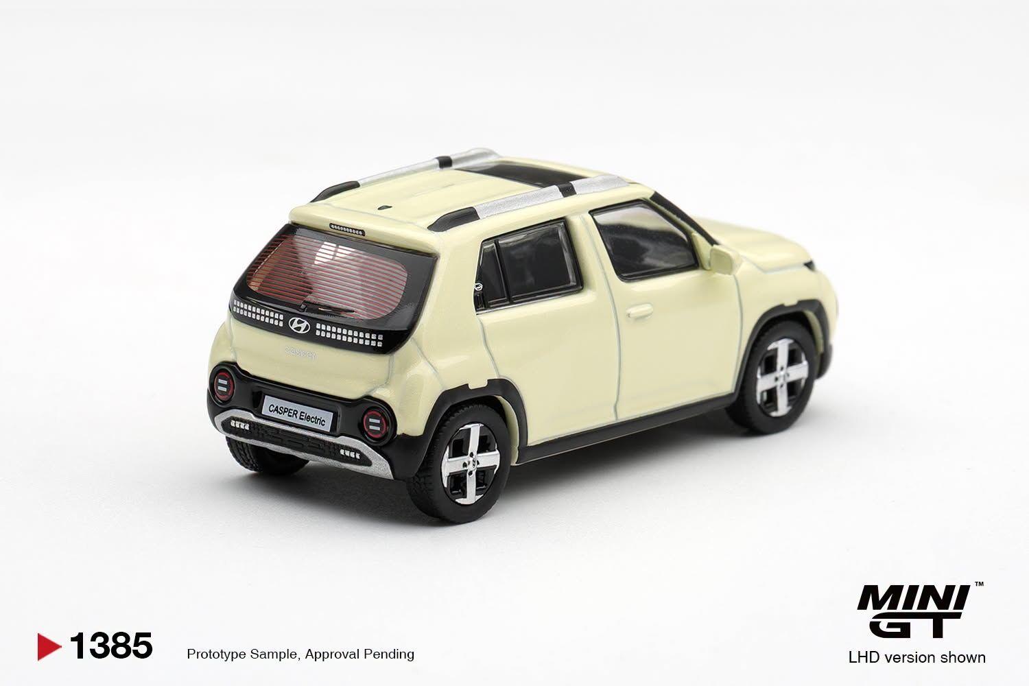 [預訂] Mini GT #1385 現代Hyundai Casper 牛油忌廉黃珍珠漆
