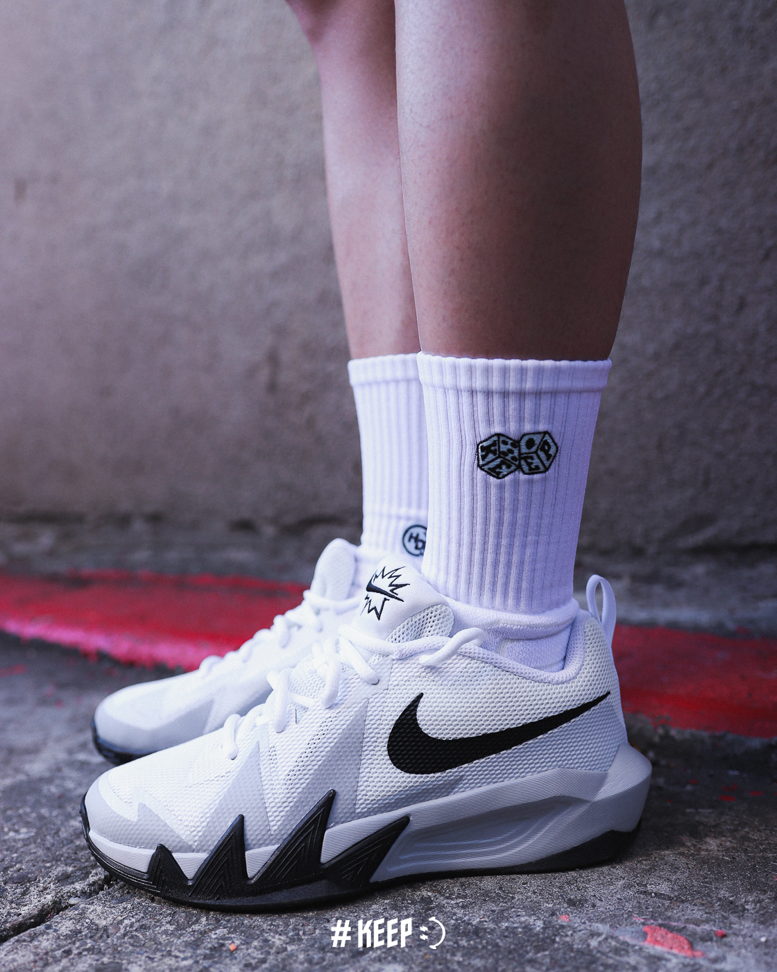 大童鞋 女鞋 NIKE S.T. DYNAMITE GS 白灰 透氣 運動 實戰 籃球鞋【IH2308-101】