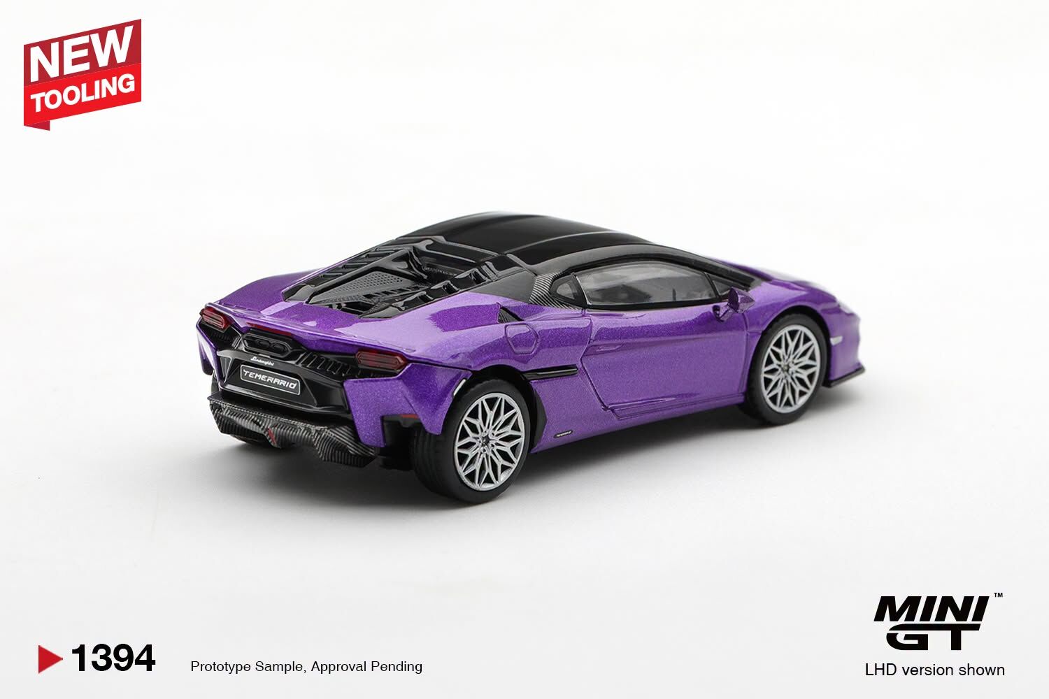 [預訂] Mini GT #1394 林寶堅尼Lamborghini Temerario Viola Pasifae 右軚