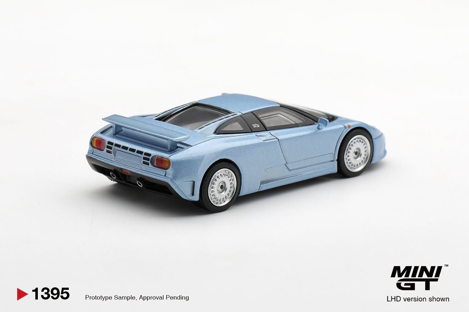 [預訂] Mini GT #1395 布加迪Bugatti EB110 GT 金屬藍Azzurro Metallizzato 1992年巴黎車展展示車