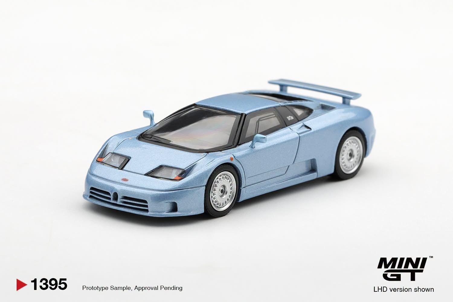 [預訂] Mini GT #1395 布加迪Bugatti EB110 GT 金屬藍Azzurro Metallizzato 1992年巴黎車展展示車