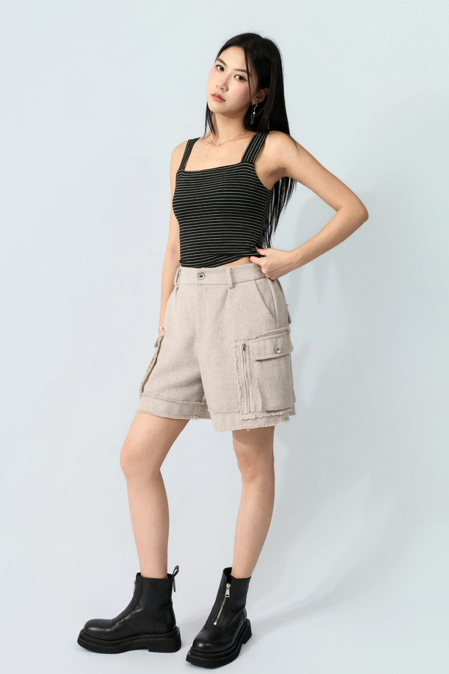 幼間彈性粗吊帶bra top（預購產品）