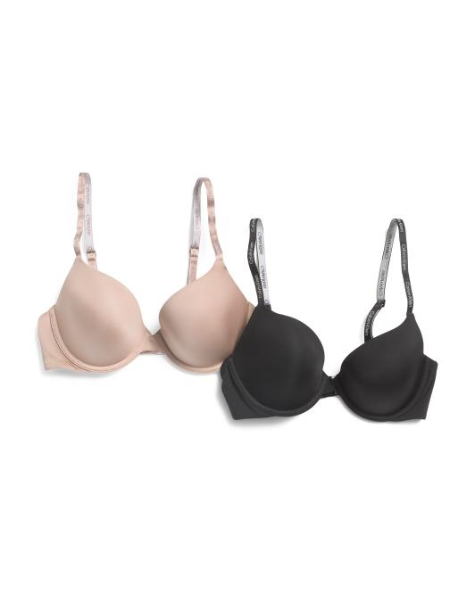【預購】CALVIN KLEIN N093013 Motive Shine Lightly Lined Demi Bras (2件裝)