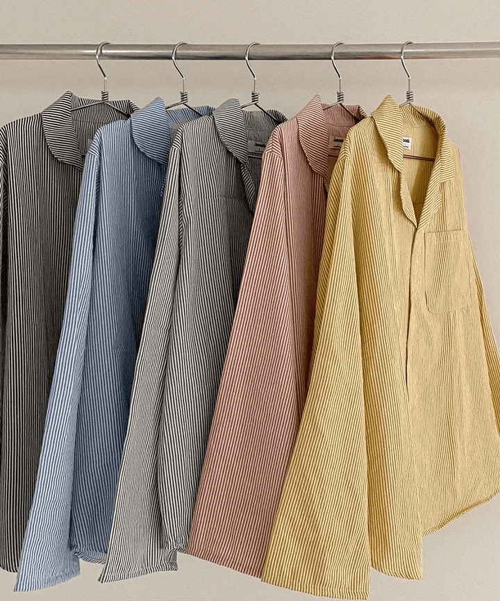 [20,000件熱銷] Juuneedu｜[長袖睡衣] Sleepy Stripe Pajama [5 colors]