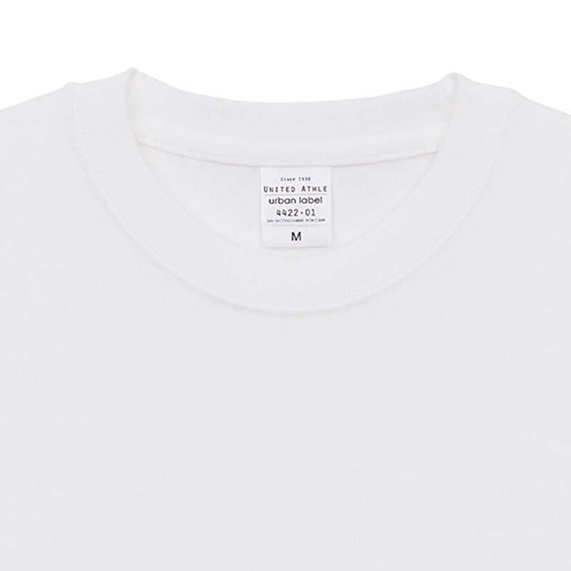 United Athle  9.1oz. 重磅 寬版 落肩 長袖T恤 白色 3442201-001 [台灣現貨]