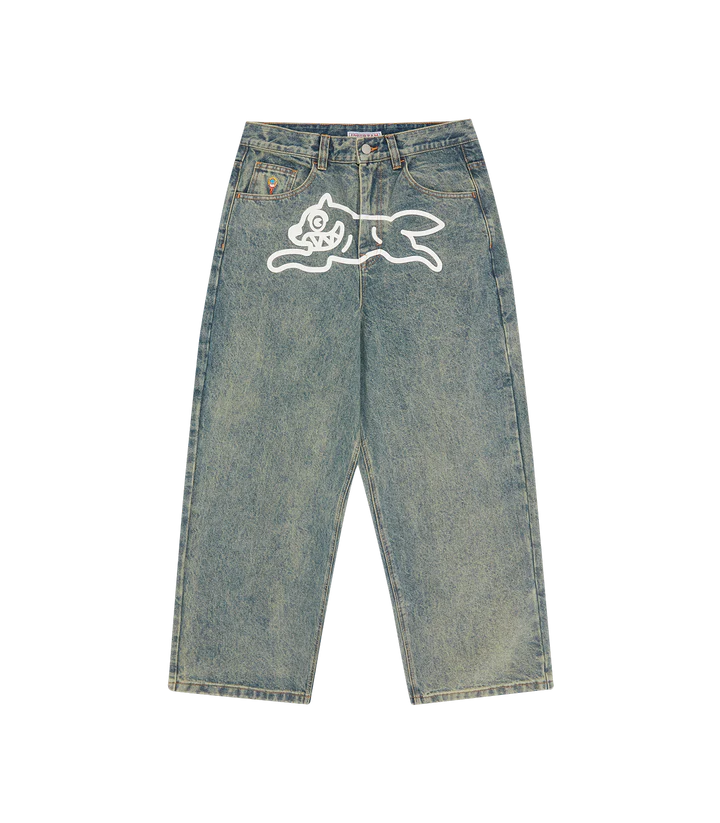 RUNNING DOG TRIPLE SCOOP DENIM PANT