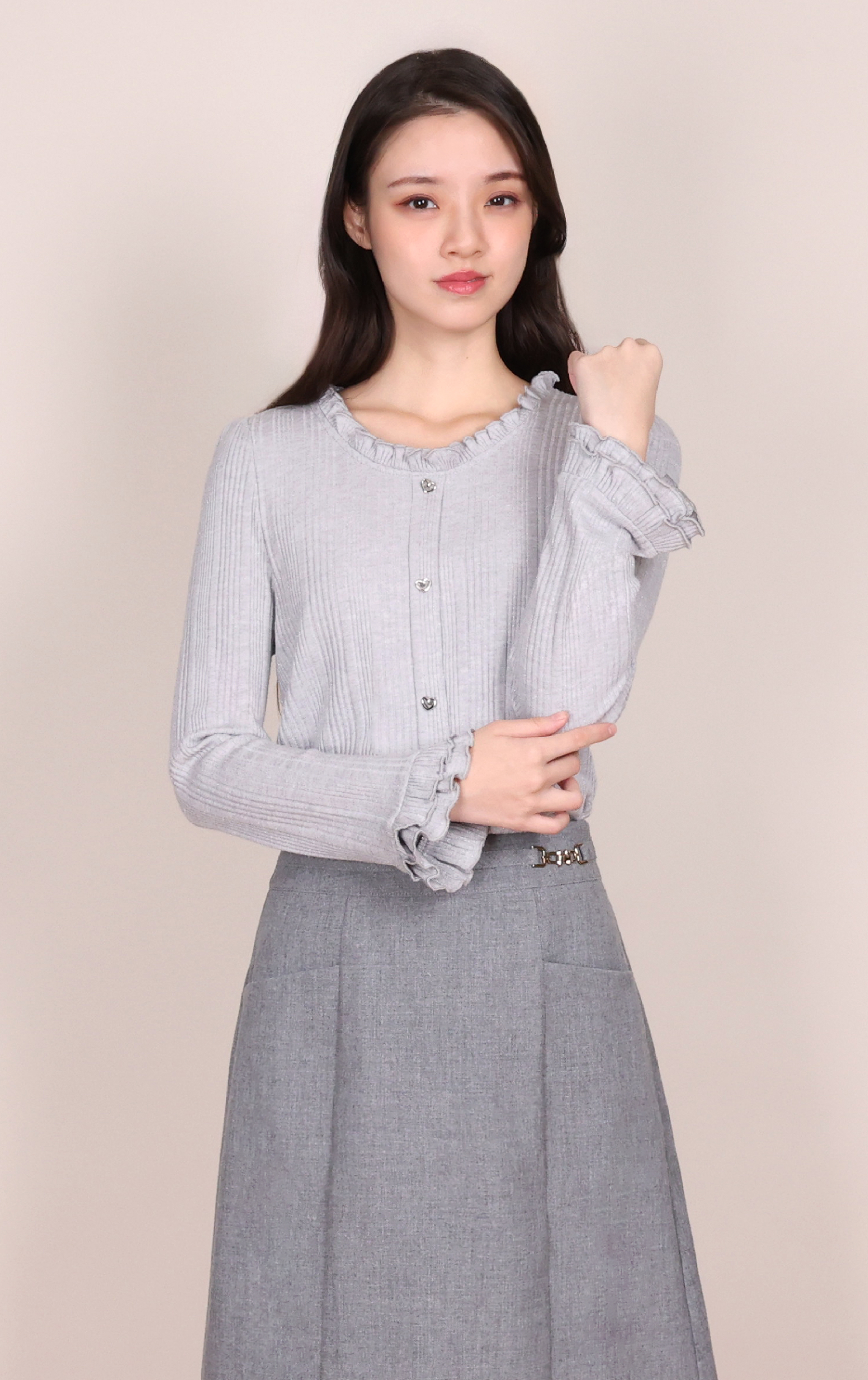 Sleek Tailored A-Line Skirt SK0838