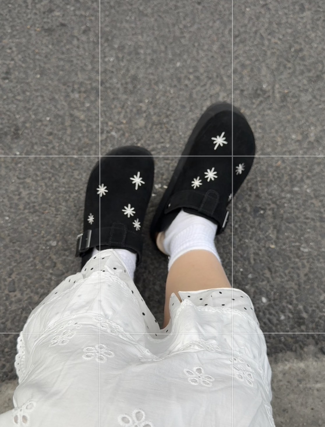 <終於降價啦🌟>韓國限定 OTZ x LOFA 星星勃肯 刺繡 麂皮厚底勃肯鞋